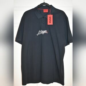 HUGO Black Polo Shirt